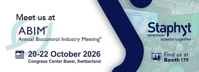 The Global Hub for Biocontrol Innovation: Staphyt is heading to ABIM 2026!